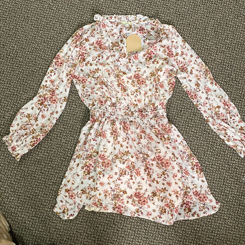 Woman’s floral dress